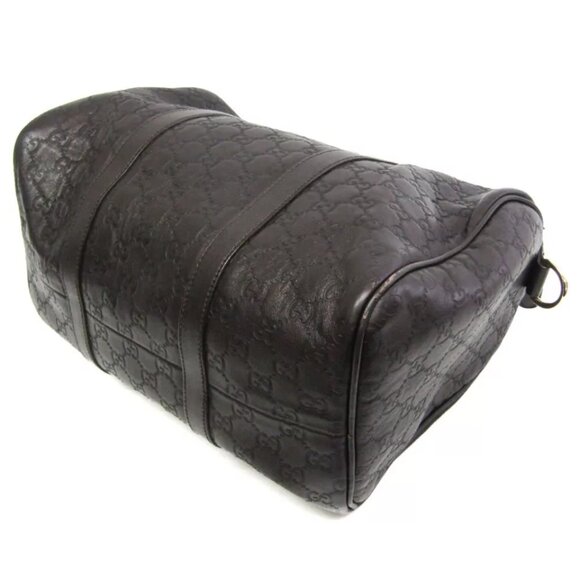 Gucci Guccissima Women's Leather Handbag Dark Brown 592-020125 - Picture 2 of 10